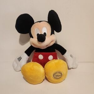 12” Classic Mickey Mouse Authentic patch plush stuffed animal with cut t…